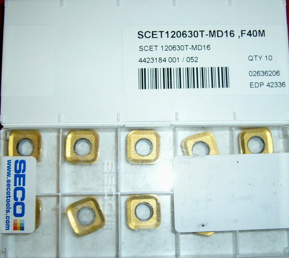 Seco Wendeplatten SCET120630T-MD16, F40M 10.Stk ***Neu*** - Bild 1 von 1