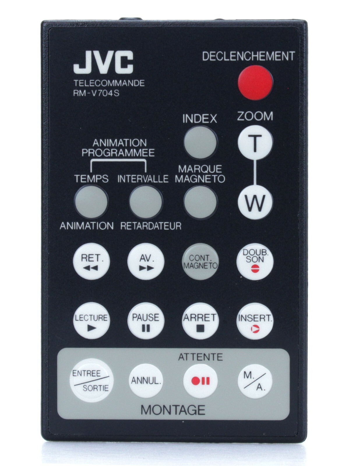 Télécommande JVC RM-V704S D’origine Pour Caméscope Mini DV – Occasion Avec Garantie 6 Mois