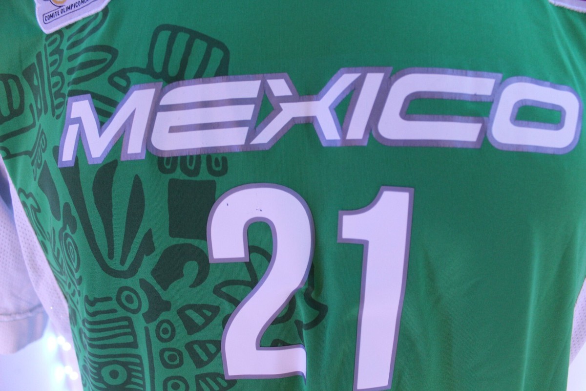 Mexico jersey 100% authentic Atletica Olimpic 2004 Size unitalla