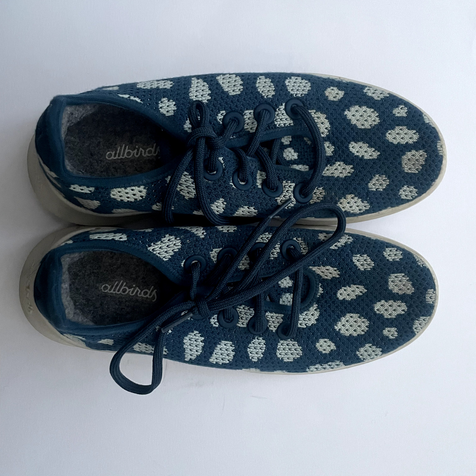 Women's Allbirds Tree Runners - Blue Spots - UK 5-5.5