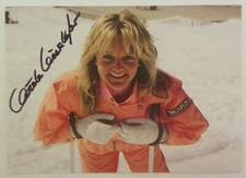 AUTOGRAMMKARTE & ORIG. UNTERSCHRIFT v. CHRISTA KINSHOFER - SKIRENNLAUF - MS A815