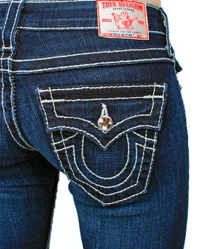 BLUE CRYSTAL EMBELLISHED JEANS SIZE 