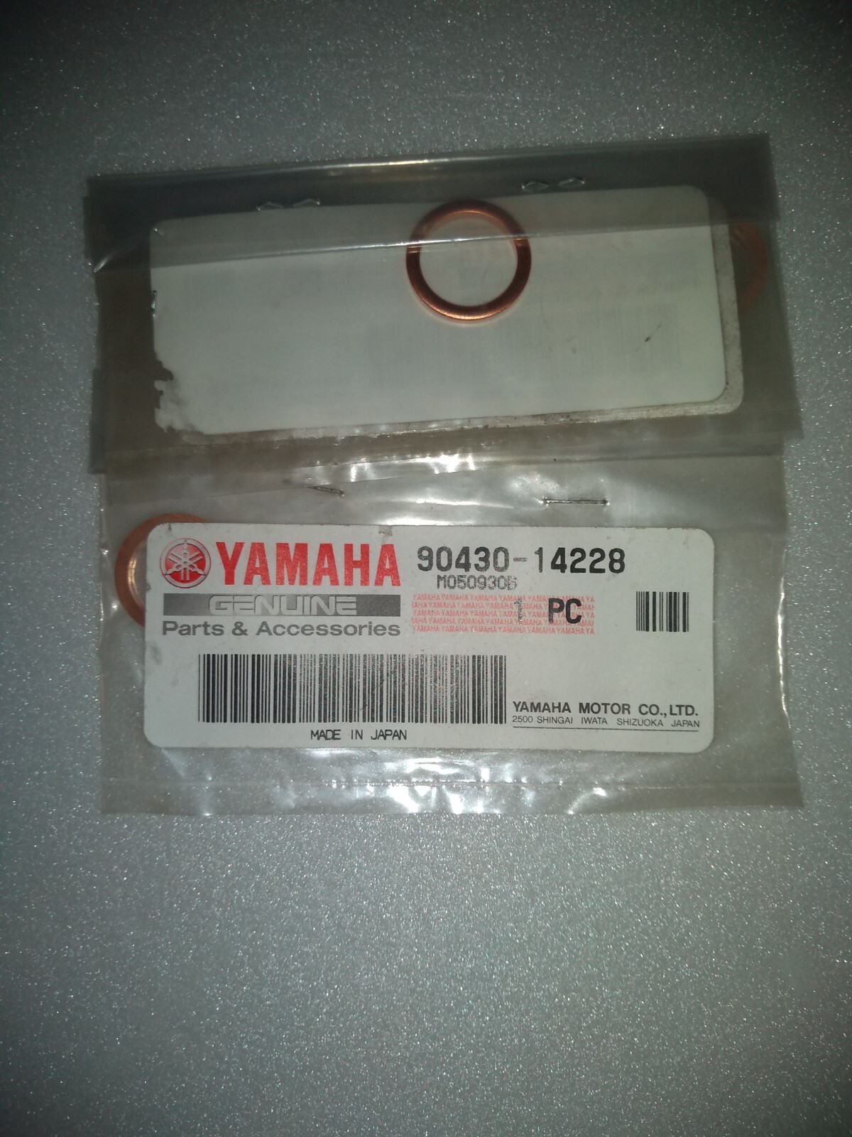 Genuine Yamaha Gaskets 90430-14228-00-00 Qty 4 (B-1) | eBay