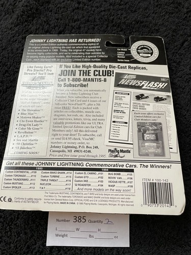 Vintage Johnny Lightning The Challengers! Nucleon Yellow Series 4 INV 385 - Picture 2 of 4