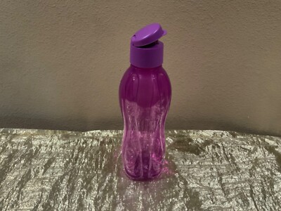 New Tupperware Eco Twist Flip Top Water Bottle 1L in Purple Color 34oz