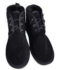 Aspen  Genuine  Suede Boots Black ankle women...