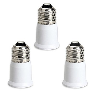 FINELED E27 auf E27 Adapter-Sockel E27-Konverter für Lampenfassungen 3er Pack