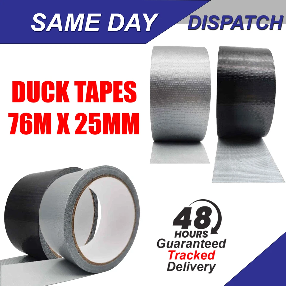 Duck Tape 76mm x 25m Waterproof Tape Butyl Anti Leak Roof Pipe Repair Tape