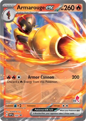 Armarouge ex | SVP 105 | Pokemon Battle Academy 2024 Promo  | eBay
