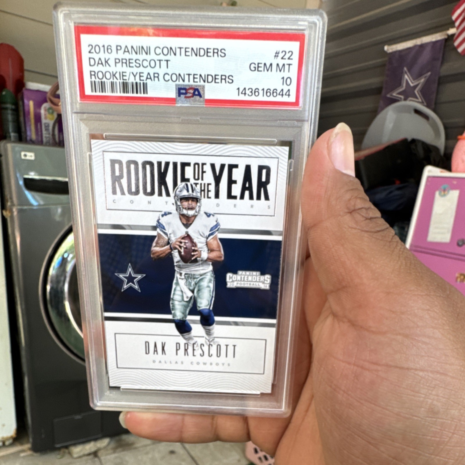Dak Prescott Panini Contenders Rookie of the Year Contenders #22 Base