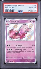 2024 Pokemon Paf En-Paldean Fates #166 Tinkatuff Shiny Rare PSA 10 (LOW POP)