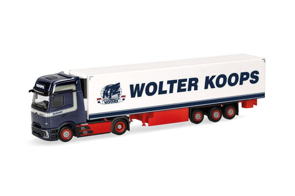 Herpa - Mercedes Benz Actros L Procabin 4X2 Mit 3-Achs-KüHlauflieger Wolter K...-image