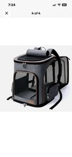 Lekereise Cat Backpack Expandable Pet Carrier Backpack for Small Cats and Dogs,