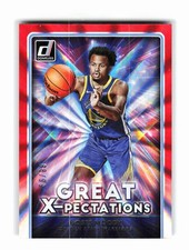 2021 Panini Donruss Moses Moody Great X pectations Holo Red Laser /99 #2 RC