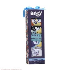 Men's Bluey Cozy Socks - Oatmeal 6-12 *SEE DEAL!!!*