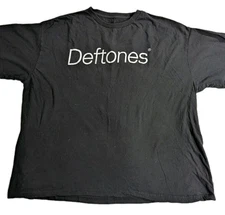 Deftones - T Shirt Men's 2XL Black - Ohms Double Sided Album Promo Concert Band