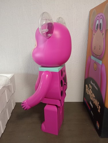 Bearbrick X Les Pierrafeu Dino 1000% – Medicom Toys, Figurine Neuve