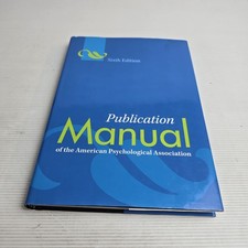 Publication Manual of the American Psychological Association APA 6th Edition