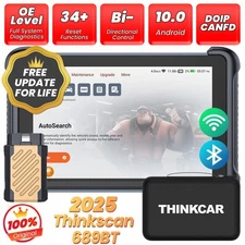 Thinkcar E.CU Coding 689BT OBD2 Scanner Diagnostic Tool Bidirectional All System