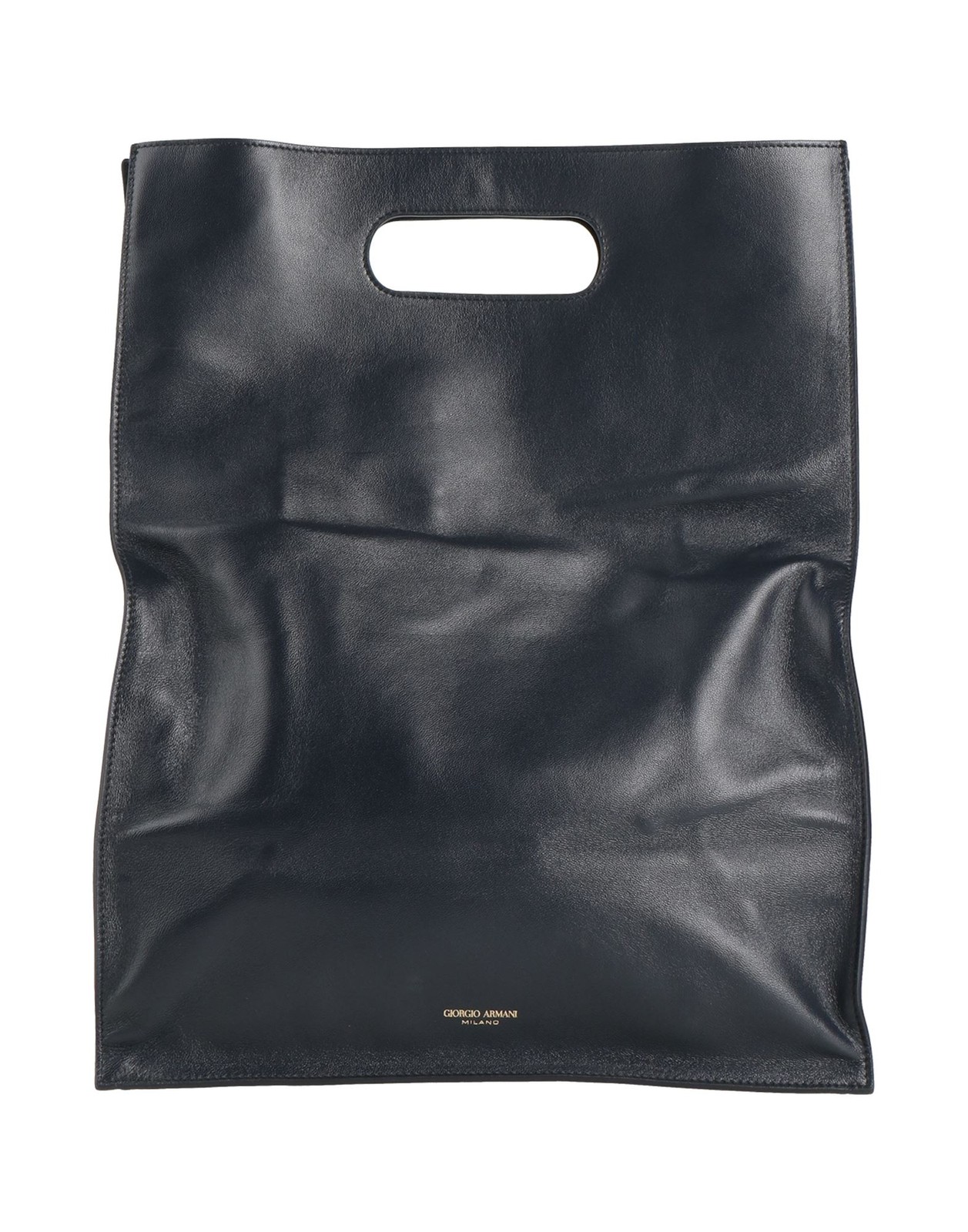 Giorgio Armani - Women - Leather Shopper bag - Midnight blue 232690₽