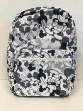 Backpack - Disney - Mickey Mouse Friends Classic WHITE All-Over 16" School Bag