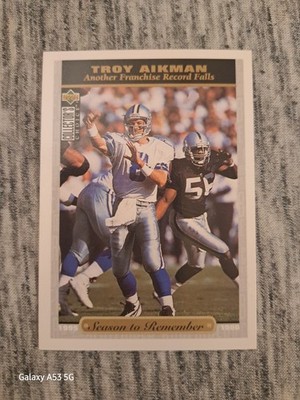 1996 Upper Deck Collector's Choice - Season To Remember Troy Aikman #53