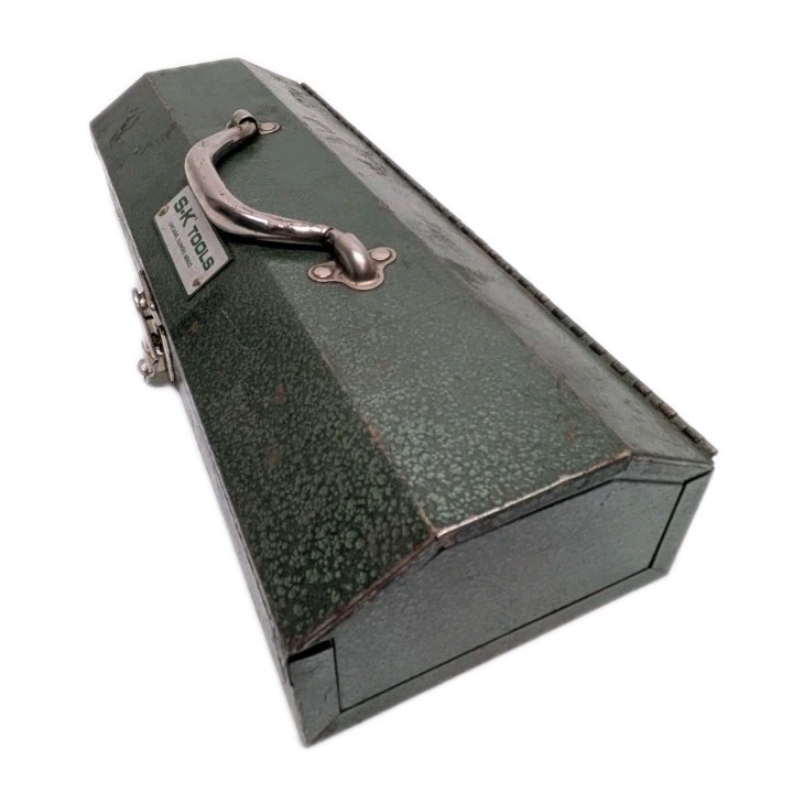 Vintage S-K Tools Metal Socket Tombstone Tool Box