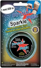 Pepperell Stretch Magic Bead & Jewelry Cord 1mmX5m-Glitter Gold (6Pk)