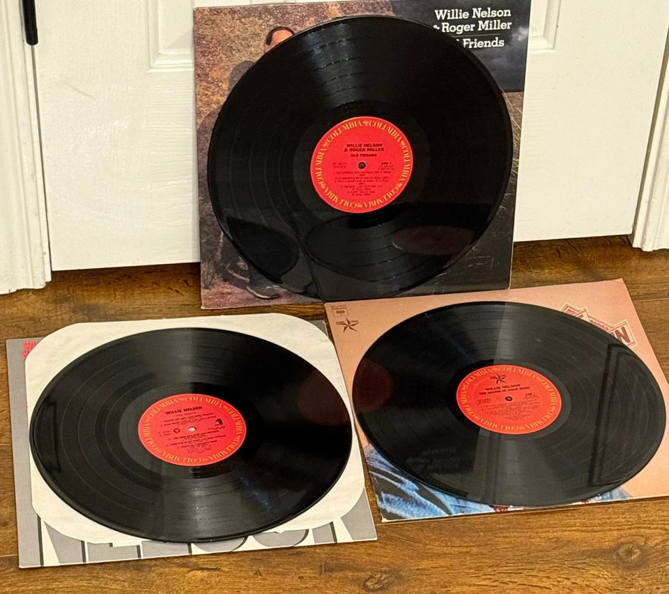 Willie Nelson & Friends LP Lot Kris Dolly Half Nelson Haggard Tillis 4 LP’s - Image 2 of 4