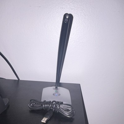 Logitech USB Freestanding Computer Desktop Microphone Silver Black