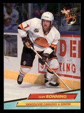 1992-93 Ultra #227 Cliff Ronning Vancouver Canucks