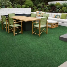 6 Ft X 8 Ft Green Artificial Grass Synthetic Turf Rug Mat Patio Indoor Outdoor