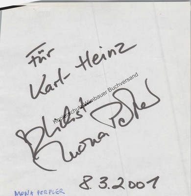 Autogramm Mona Perfler /// Autogramm Autograph signiert signed signee Per 276891