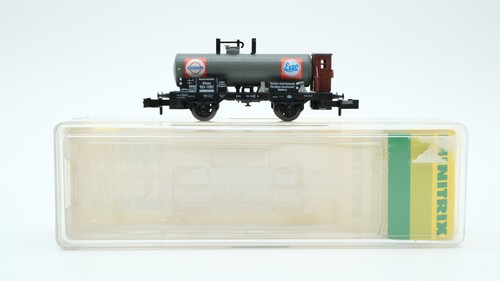 Minitrix N 13620 Kesselwagen mit Bremserhaus "Esso" DR | Condition: Gebraucht