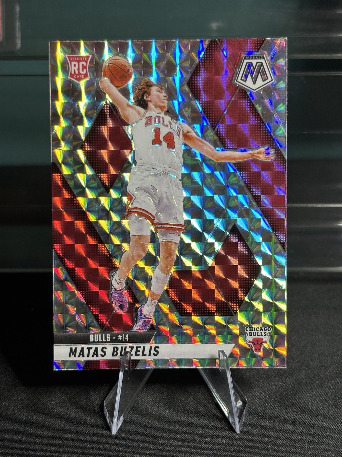 2024-25 Panini Mosaic - Rookies Matas Buzelis #223 Mosaic Prizm (RC)