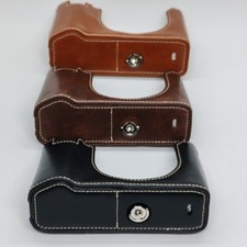 Mezza custodia fotocamera in pelle pu impugnatura borsa per fuji fujifilm XT10/20/30/30II XT1