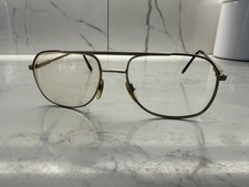 Vintage LAMY Aviator Eyeglass Frames 58 18 Metal Germany Frames Only