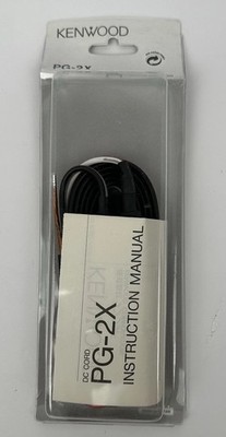 Genuine Kenwood PG-2X OEM DC Power Cable VTG Japan NOS Ham Amateur Radio RARE
