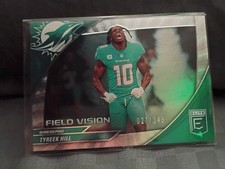 2024 Panini Donruss Elite - Field Vision Tyreek Hill #4 Green  027/349