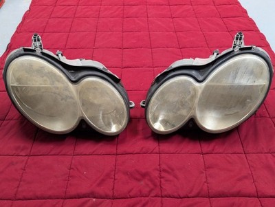 Mercedes-Benz CLK W209 C209 Headlights Driver Passenger Set CLK500 CLK55 CLK320