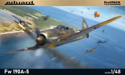 FOCKE WULF Fw 190A-5 (6 Décos) EDUARD PROFIPACK 1/48 PLASTIC KIT - Photo 1/2