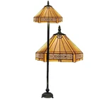 Tiffany Floor Lamp Uplighter Standard Home Light Antique Handcrafted Traditional