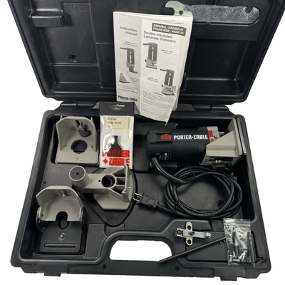 #ad #ad Porter Cable 7301 Laminate Trimmer Kit 7309 7311 7318 Bases Edge Guide Case $149.99
