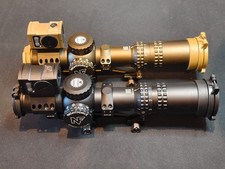 Nightforce ATACR 1-8x24mm F1 FFP MRAD Real Steel/Airsoft Scope BLK/FDE