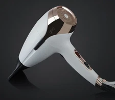 GHD Helios 1875W Professional Hair Dryer-White & Gold. 