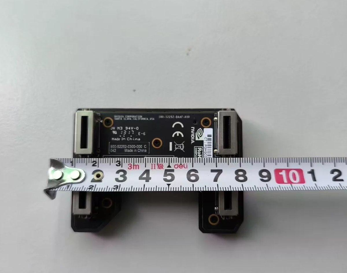 Used 1pcs Nvidia GTX SLI Bridge 2-Way 3-Slot 180-12252-DAAF-A00