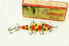 Vintage Heddon Fish Flesh HR Brush Bass Antique Fishing Lure Empty Box RC7