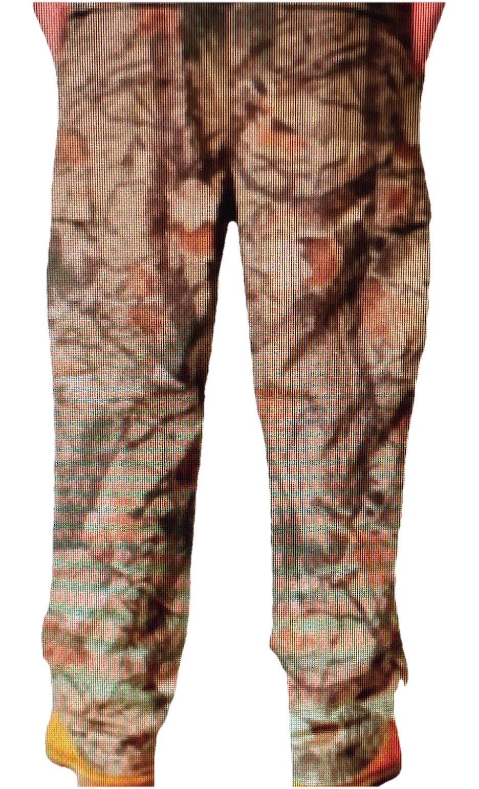 Hollister Baggy Pull-On Camo Utility Pants  Cargo Outdoor Light Brown Medium