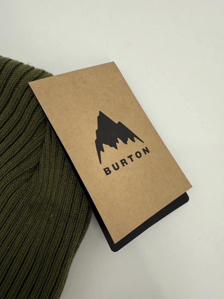 NUEVO Gorro Burton Reciclado Acanalado Verde Oliva Talla Única Snowboard Foto 2 de 4
