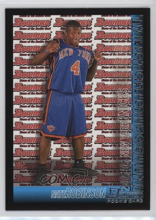 2005-06 Bowman Draft Nate Robinson #124 17ec